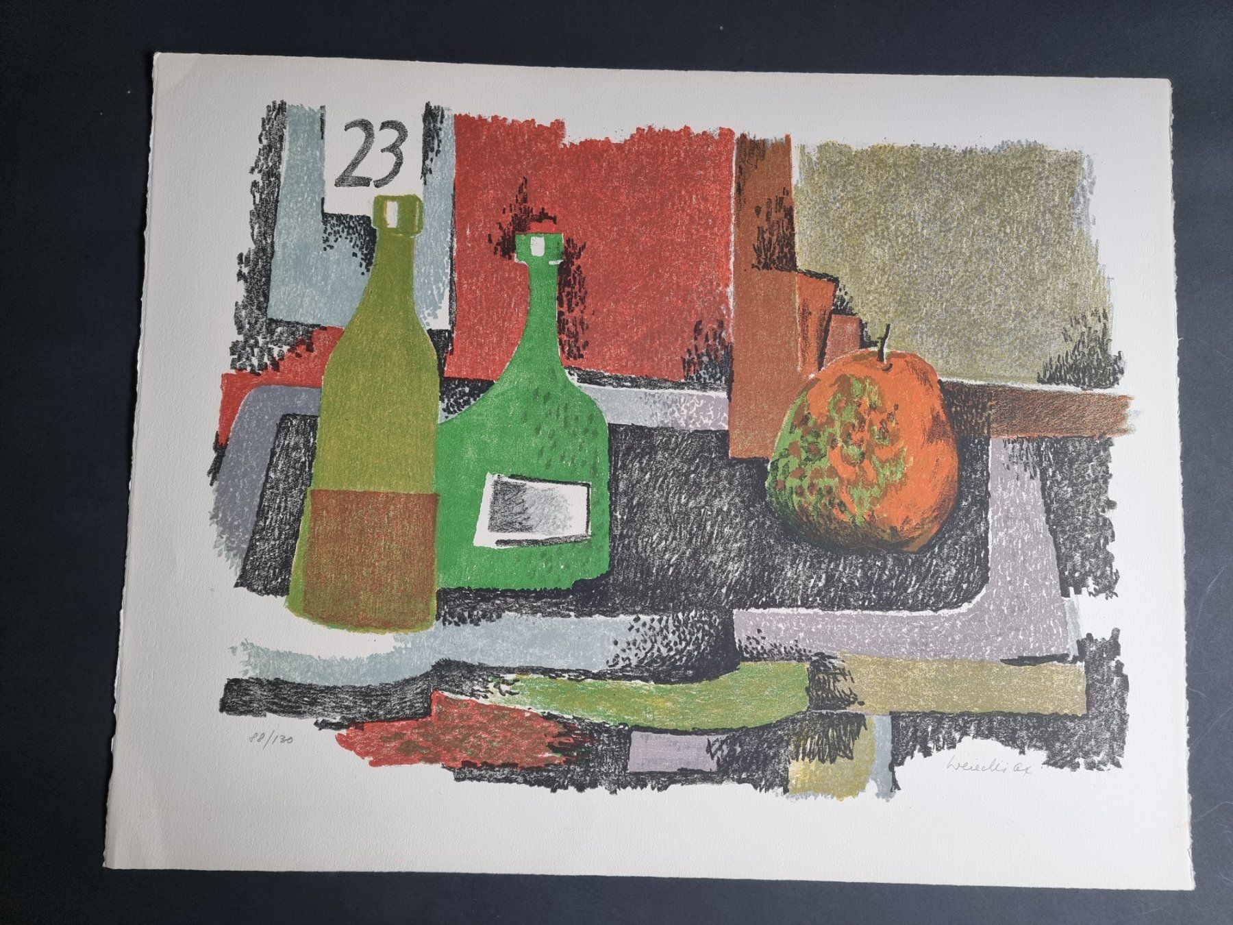 Grafiken & Lithographien: LIECHTI WILHELM LITHOGRAPHIE SIGNIERT NUMMERIERT – Gebraucht aus Gersau von grafik-kunst 1