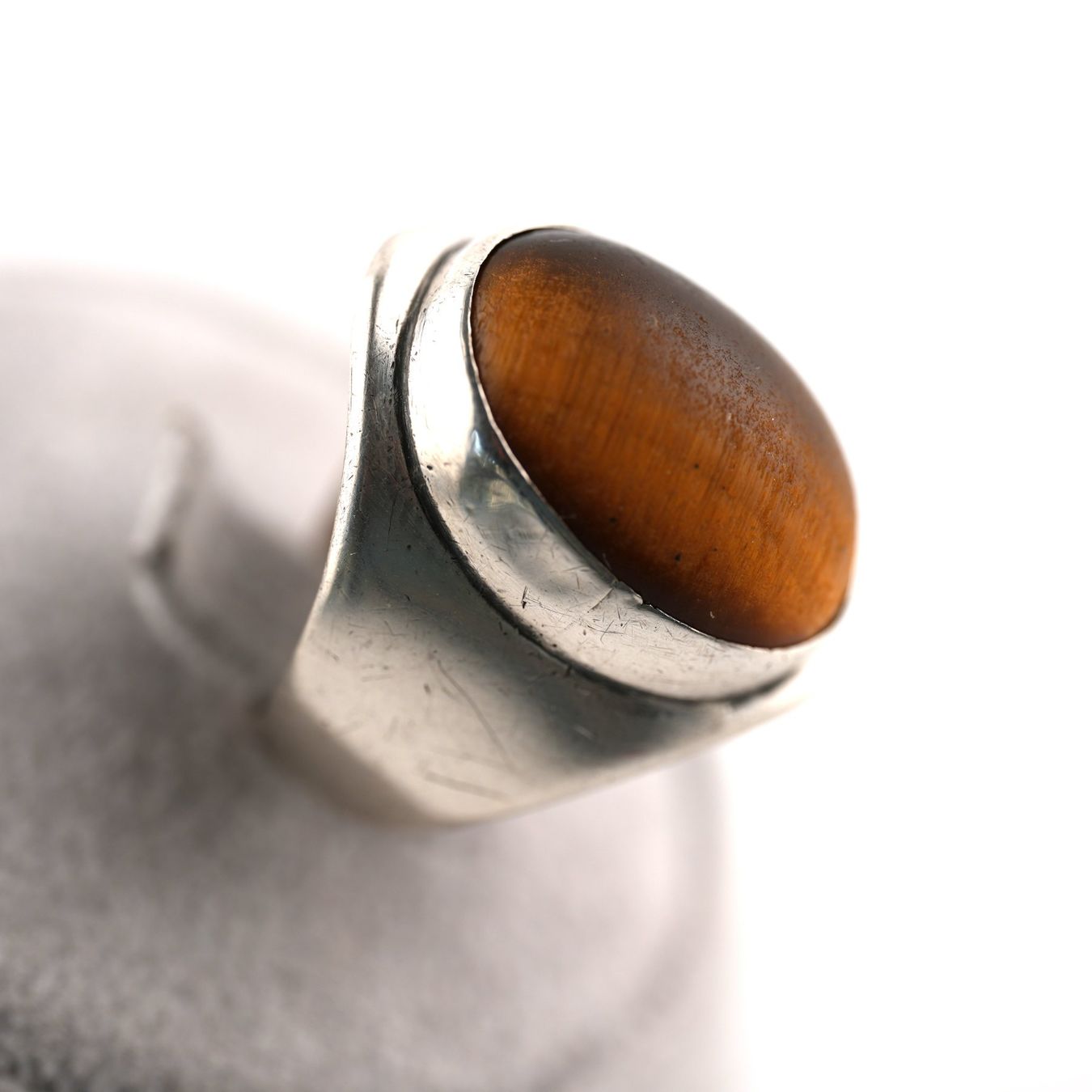 Ringe: Silberring mit Tigerauge – Gebraucht aus Basel von Edelmetallhaus.com 1