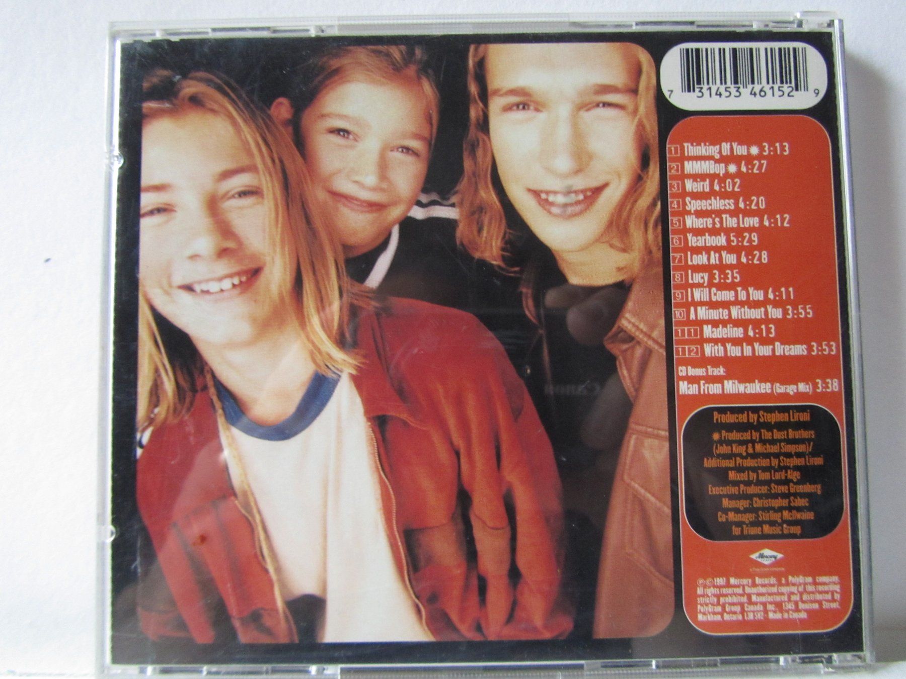 CD: hanson, CD, middle of nowhere – Usato da Weiningen ZH venduto da dietsch57 1