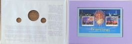 Folder FDC HKG, China-Austria Joint Issue Fireworks 2006