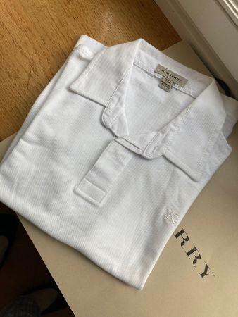 BURBERRY POLO SHIRT, GR. 8 JAHRE, 128 cm, NEU, PURER LUXUS!