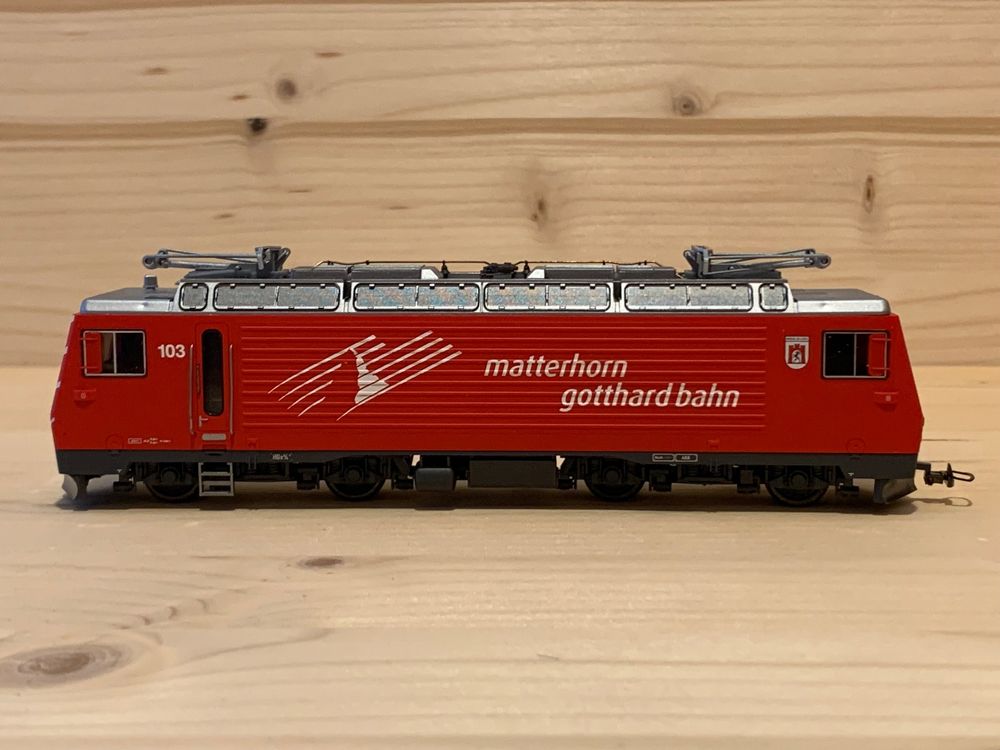 Bemo Modelleisenbahnen: BEMO MGB HGe 4/4 II 103 Chur OVP – Defekt aus Disentis/Mustér von Zbot28 1