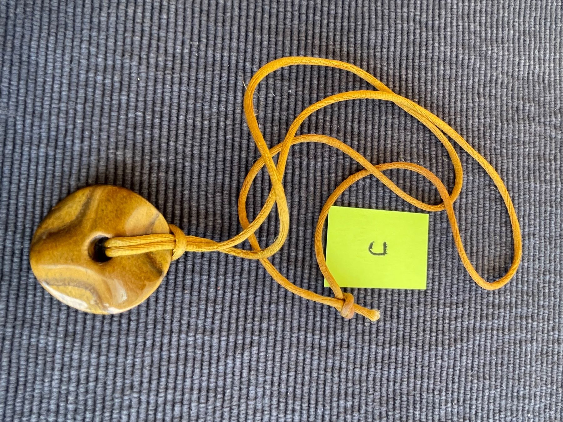 Catenine: Kette mit Tigerauge Anhänger – Usato da Rümlang venduto da euqinom16