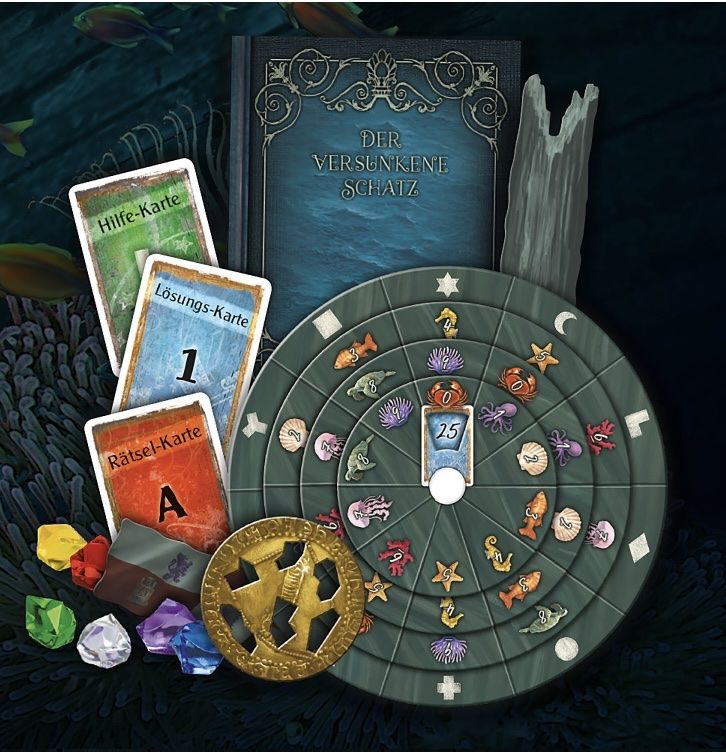 Kosmos Giochi: EXIT DAS SPIEL: ,, Der versunkene Schatz,, – Nuovo e nell'imballaggio originale da Vaduz venduto da TRANS-AGRAR 1