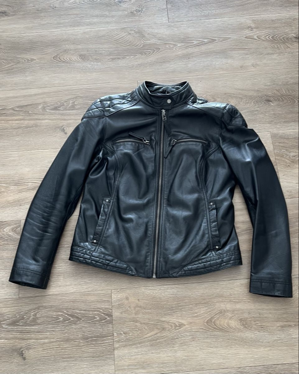 Giacche: Lederjacke schwarz Gr. 42 – Usato da Fällanden venduto da Bodo60 1