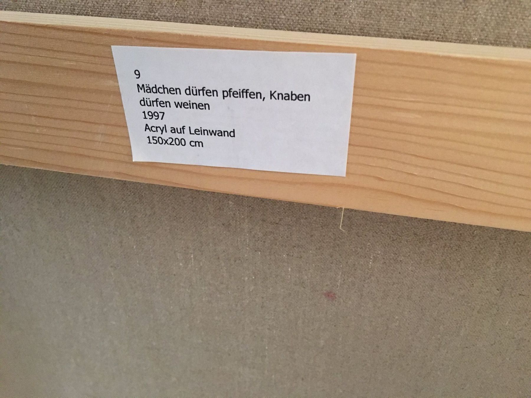 Dipinti: Grosses Gemälde, S. Heglin 1946, 200 cm! – Usato da Wald ZH venduto da mo-zart 4