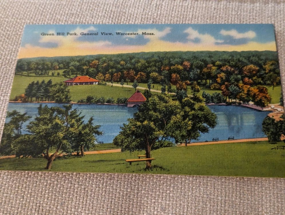 Postkarte USA 1940 Green Hill Park Worcester Massachusetts | Kaufen auf ...