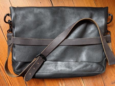 ALLSAINTS : Grand sac/sacoche en cuir unisexe