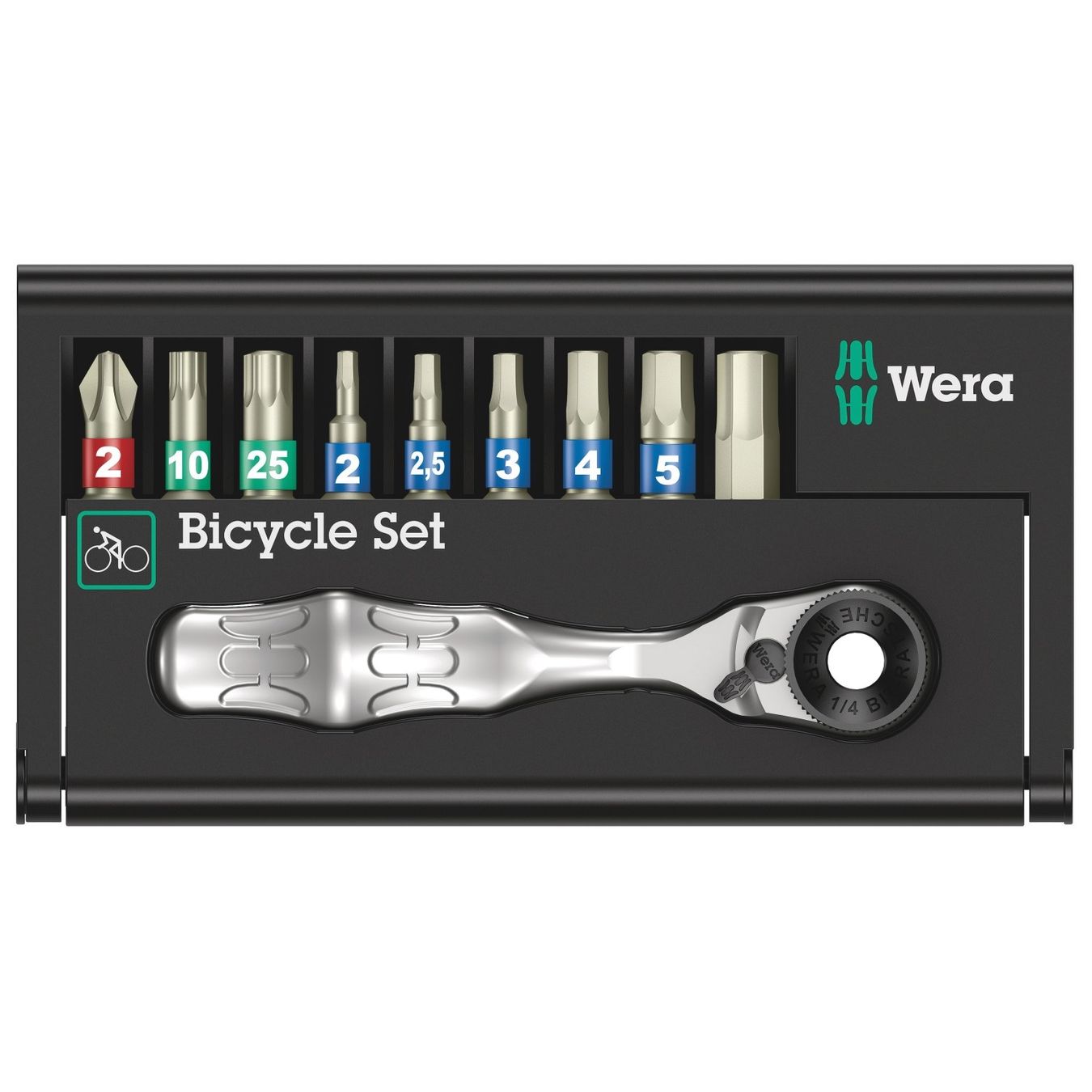 Wera Tutti gli attrezzi: Wera Zyklop Bit- & Ratschen-Set Bicycle 9 – Nuovo e nell'imballaggio originale da Winterthur venduto da domenico_84