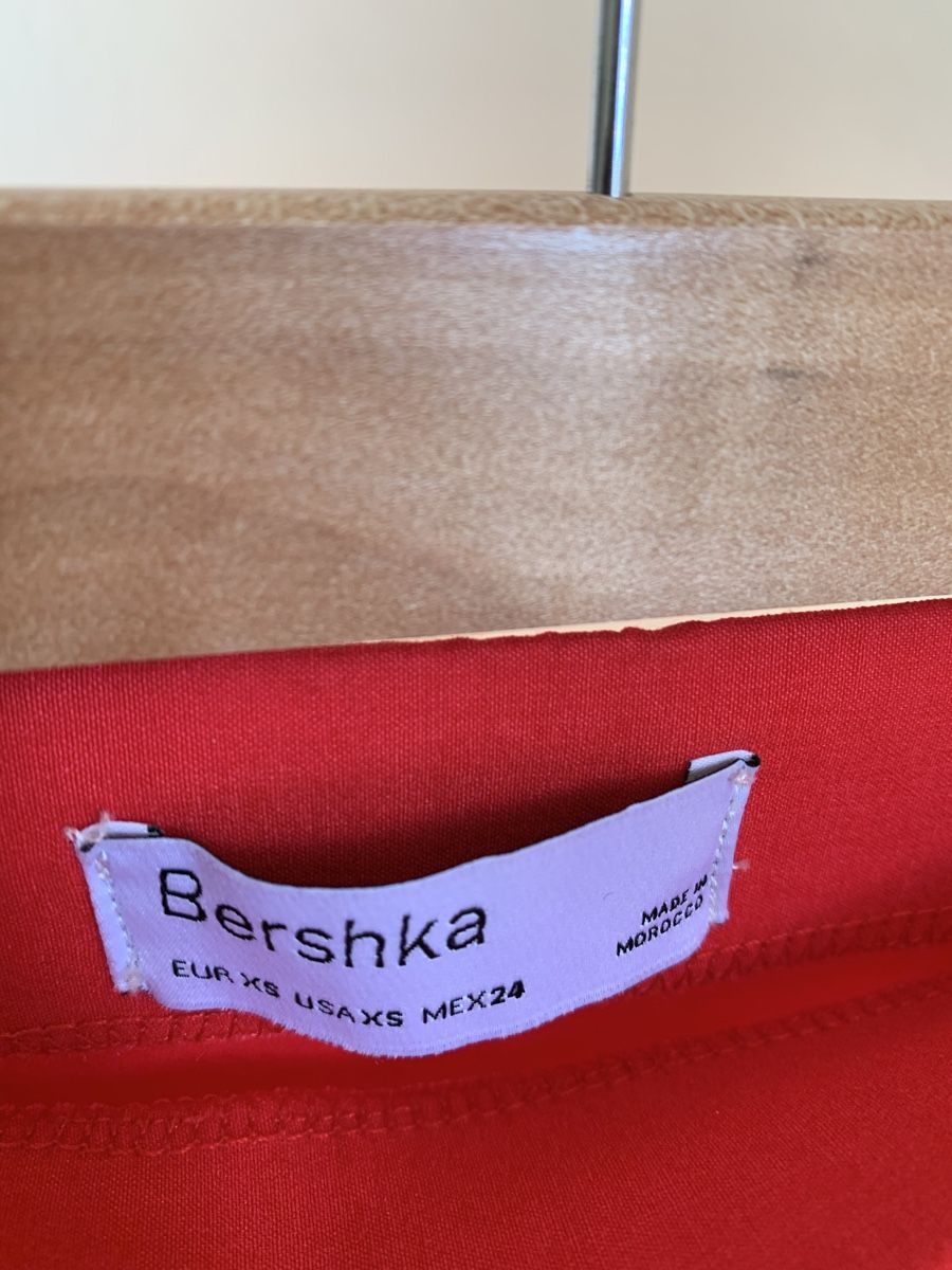 Bershka Gonne: Jupe rouge à fronces Bershka – Nuovo (secondo la descrizione) da Genève venduto da rez_c6c6 3