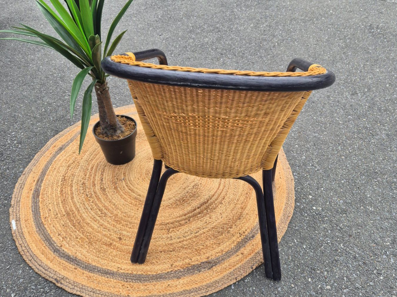 Sedie: Chaise rotin osier  vintage – Usato da Fully venduto da tameab 2