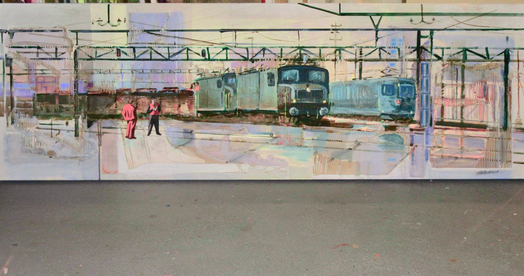 Posters & Illustrations: Rangierbahnhof Winterthur – D'occasion à Wiesendangen par Ernest04