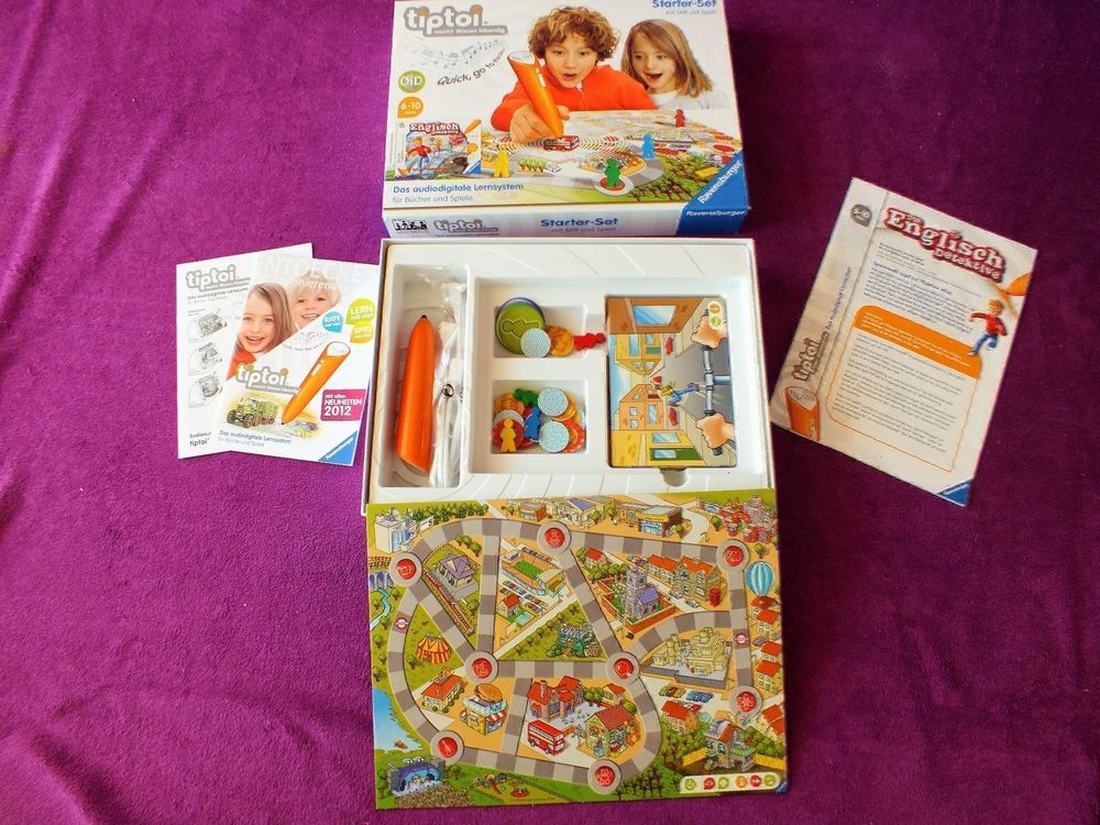  tiptoi Stift/ Starterset "Englisch D..." (Gebraucht) in Müllheim Dorf Illustration 