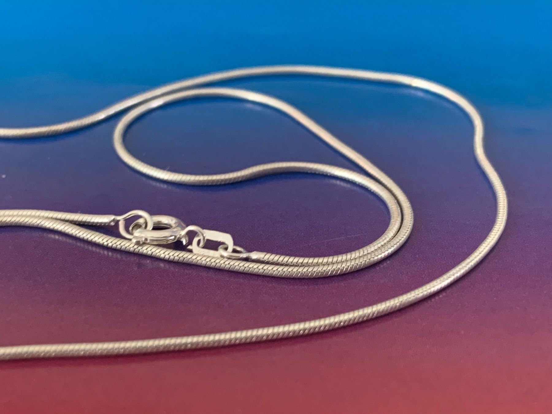 Catenine: Schlangenkette abstrakt silber (42cm) – Usato da Dittingen venduto da Bijoubelle 6