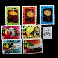 AFRIQUE ÉTHIOPIE SÉRIES TIMBRES NEUFS** 1987.  9 EUROS/AT78