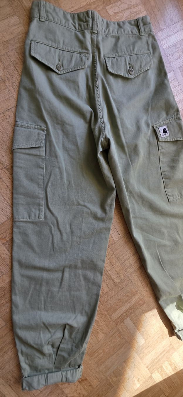Carhartt Pantaloni: Pantalon Carhartt vert /kaki taille 26 – Usato da Yverdon-les-Bains venduto da van_dq65 9
