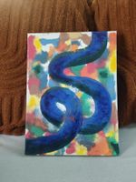 Peinture abstraite originale, multicolore
