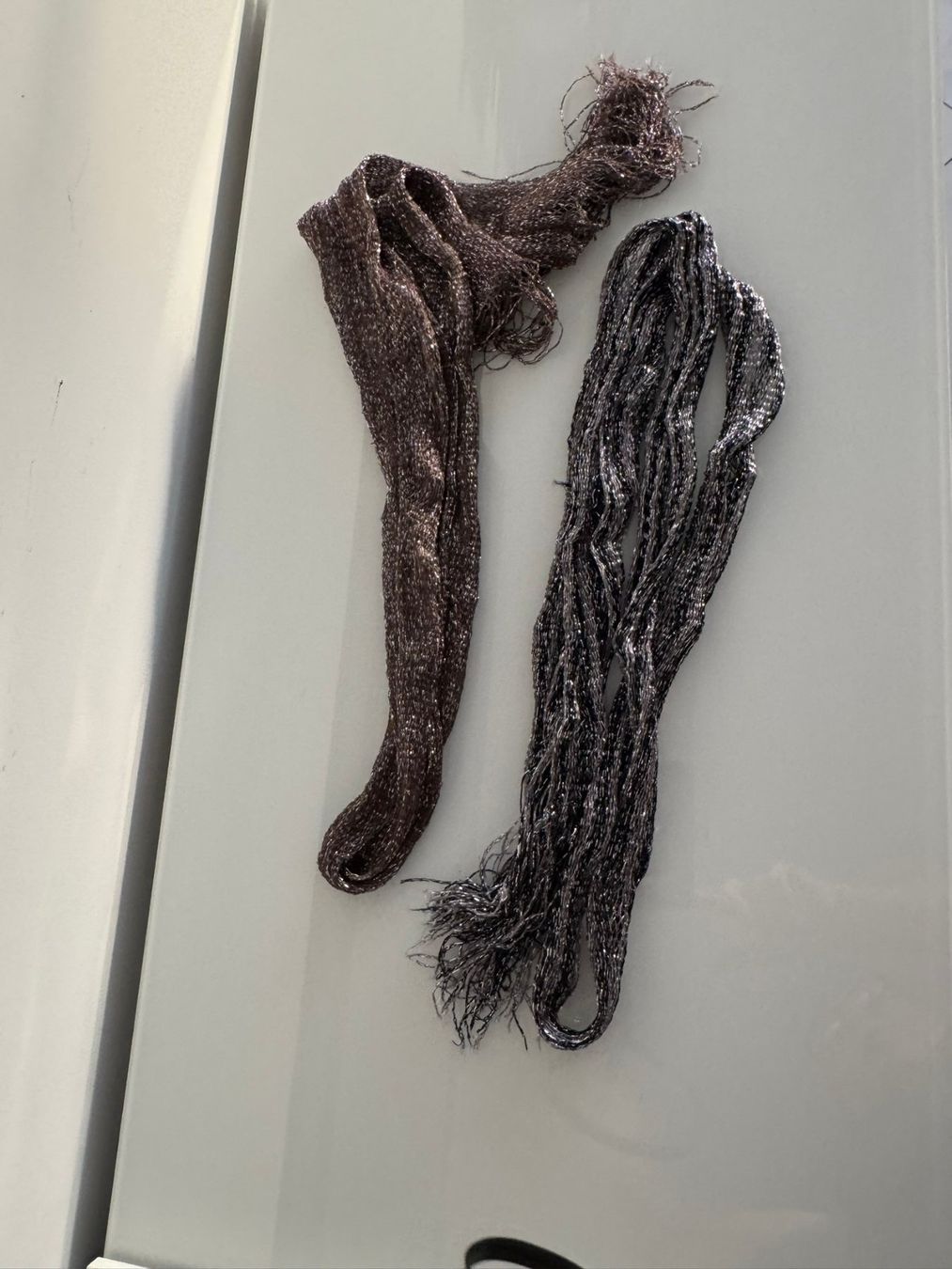 Foulard & Sciarpe: 2 edle Schals mit Glitzerfäden, festlich, neuwertig – Usato da Uhwiesen venduto da mic_kd6g 4