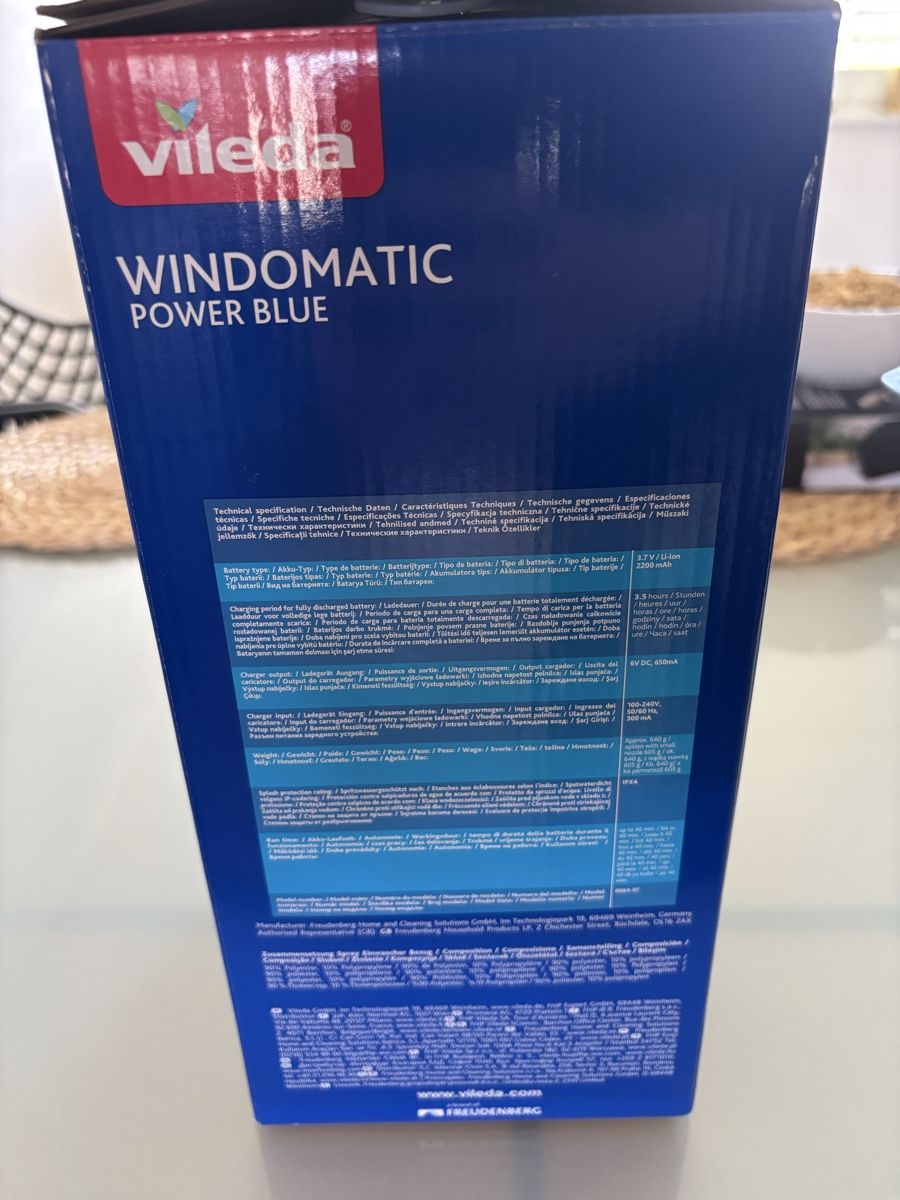 Vileda Sonstiges für Haushalt & Wohnen: NEU - Windomatic Power Blue Fenstersauger Vileda – Neu und originalverpackt aus Zürich von  3