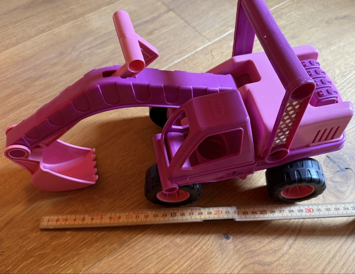 Sabbiera per bambini: Sandkasten-Bagger pink – Usato da Wald ZH venduto da chruetli86