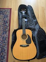 Tanglewood Akustikgitarre, Gigbag und Ständer