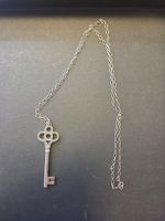 Tiffany & Co. Large Crown Key Pendant Necklace