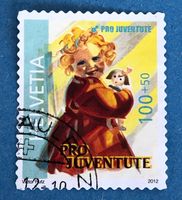 Nr.J 407A  GESTEMPELT Blondes Mädchen 2012  