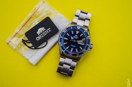 Orient Mako III Kamasu Blue Automatic Herren Diver 200m WR