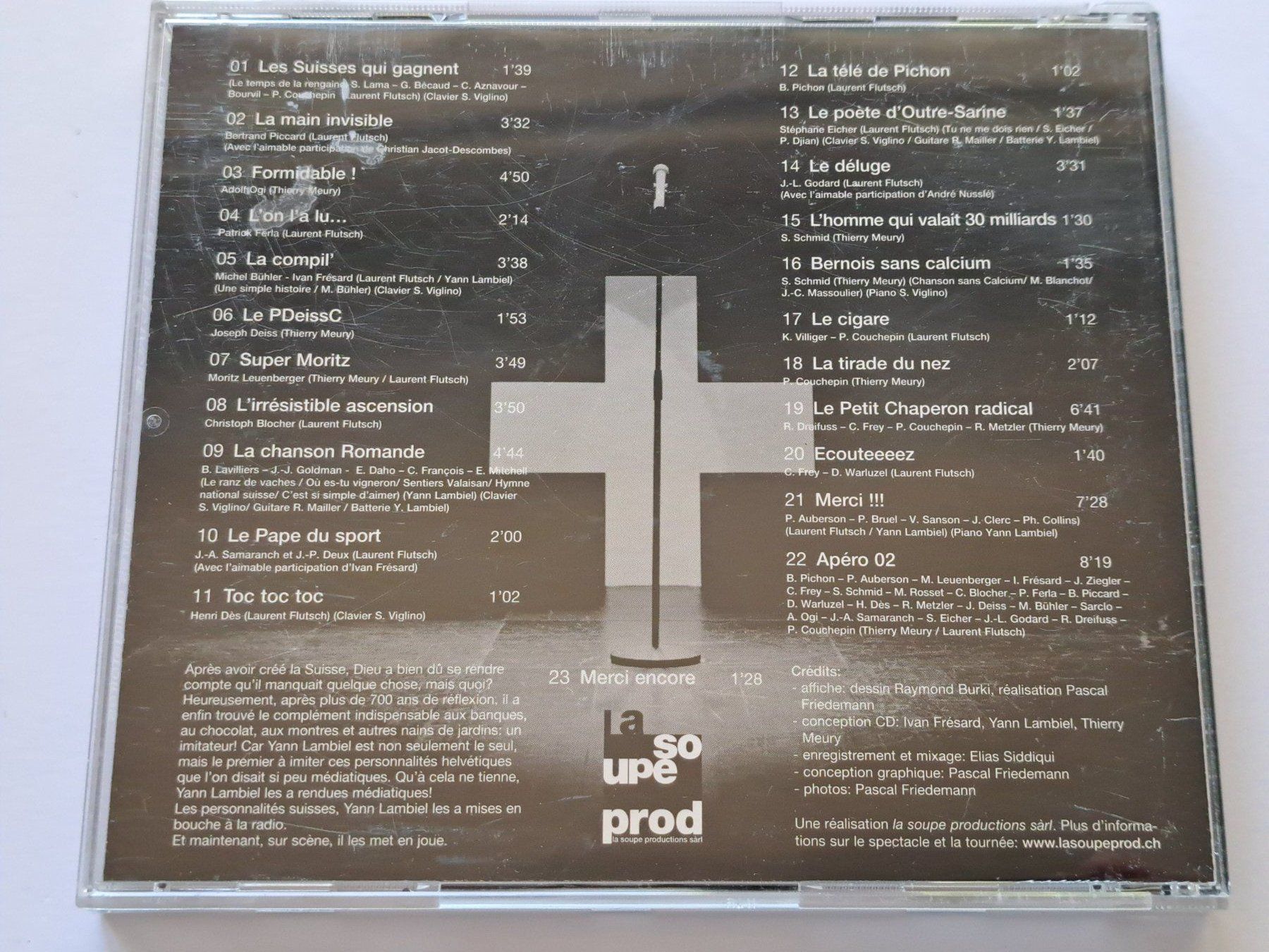 CD: CD Yann Lambiel - Satires obligatoire – Usato da Pully venduto da bro_n52j 1