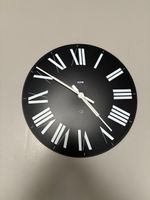 Wanduhr Alessi schwarz
