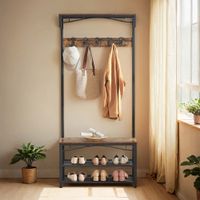 Garderobe, mit Ablage, Schuhablage