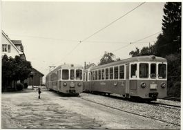 RODERSDORF Bahnhof mit Birsigthal-Bahn