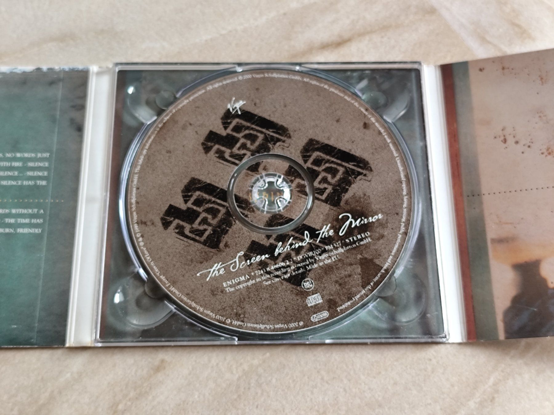 CD: ENIGMA - THE SCREEN BEHIND THE MIRROR - Virgin 2000 – Usato da Ermenswil venduto da easyric 1