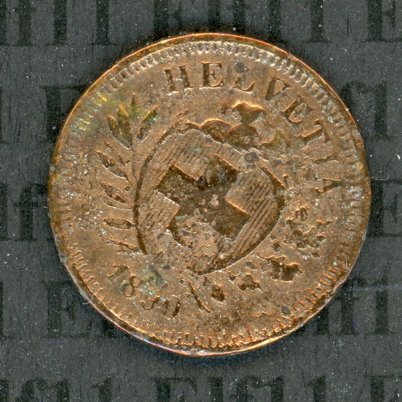 Tutti le monete: CHF___0.01 1890 s+ 1 Rappen – Usato da Widnau venduto da Elf11