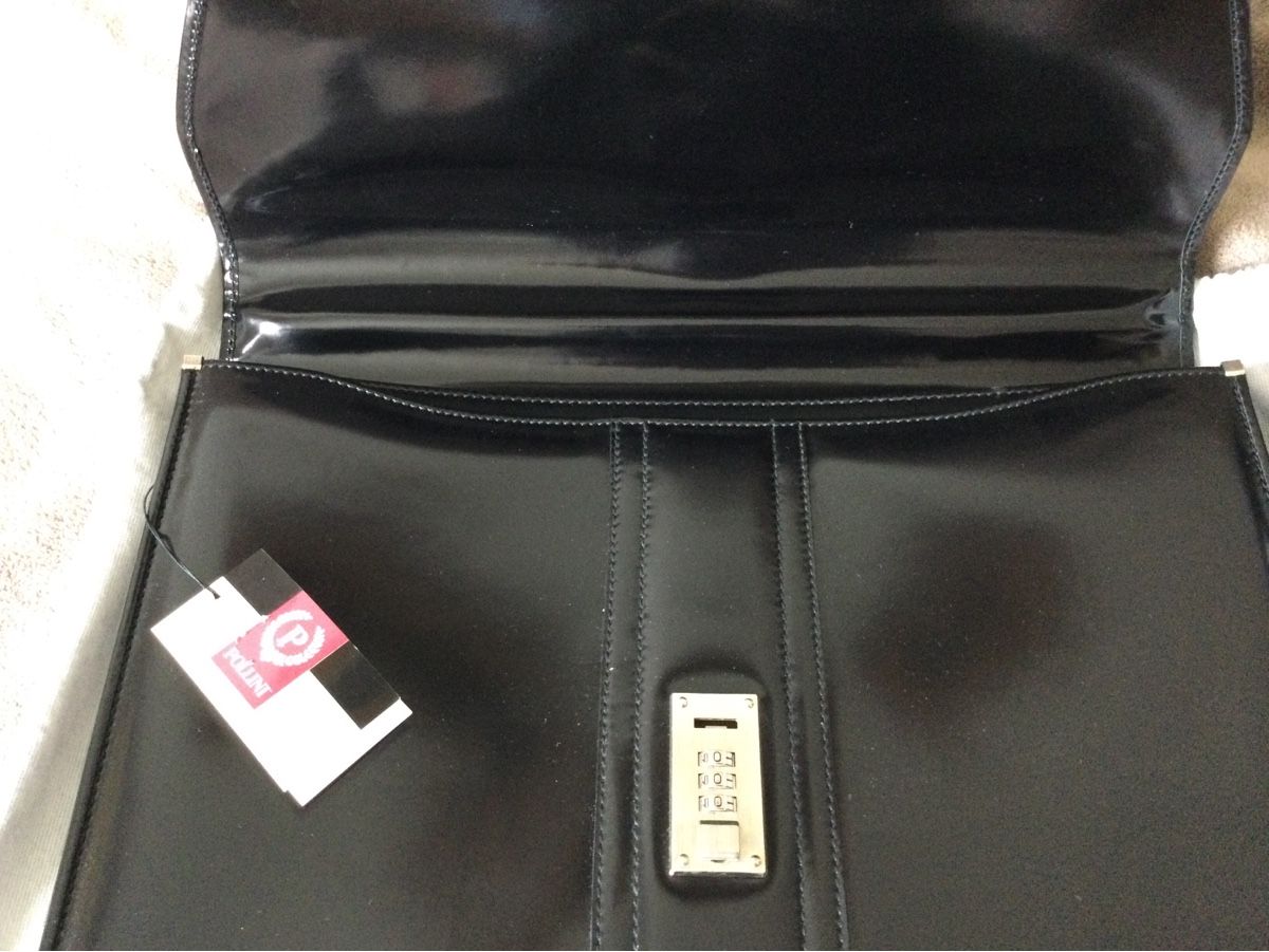 Valigie & Borse: Porté-documents cuir noir marque￼ POLLINI – Usato da Buttes venduto da ButtA15 2