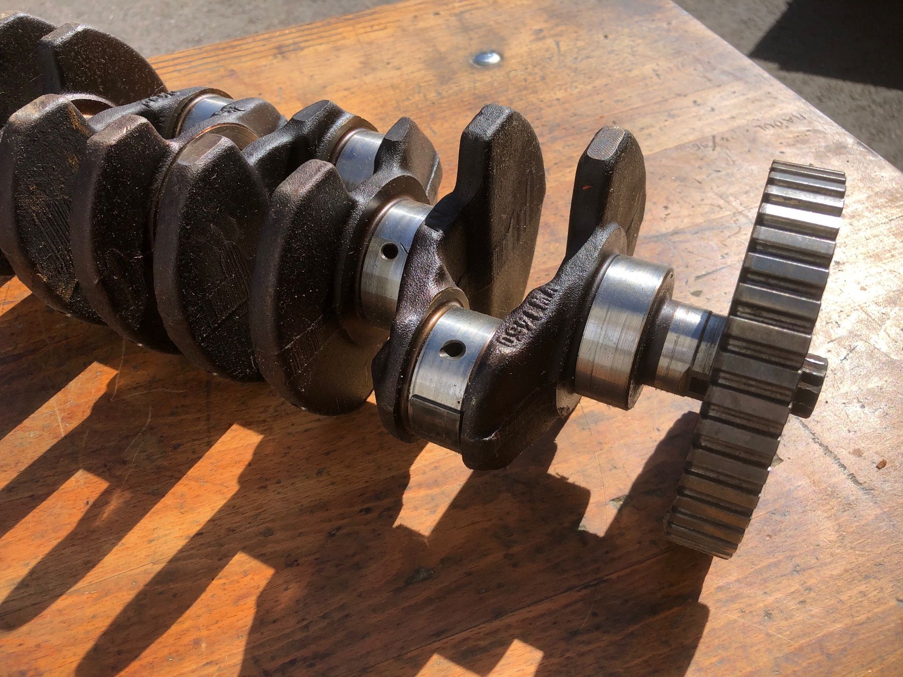 Alle Dekorationen: Kurbelwelle, sehr schön, als Deko oder Upcycling – Gebraucht aus Laufenburg von industrial-silence 2