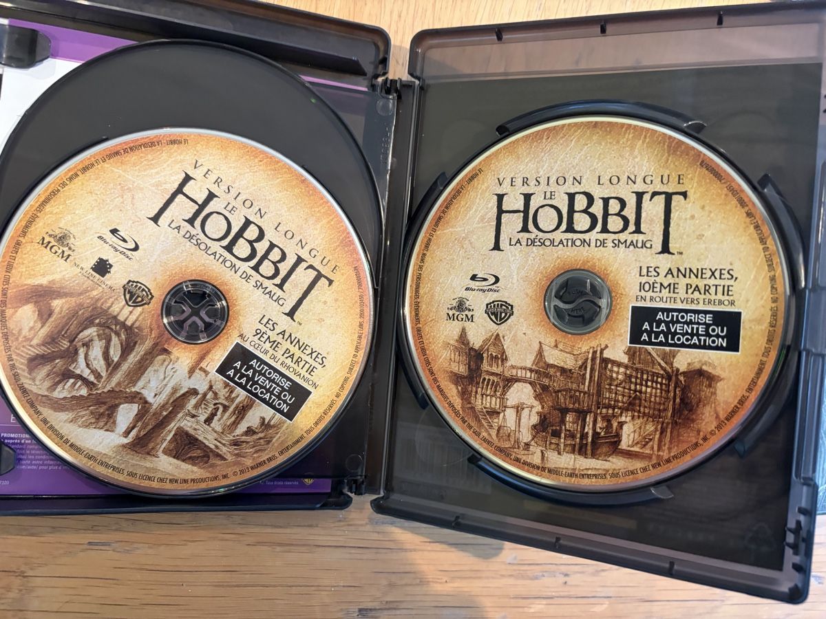 Tutti i DVDs: dvd blu-Ray Hobbit version longue  – Usato da Echallens venduto da JAR69 5