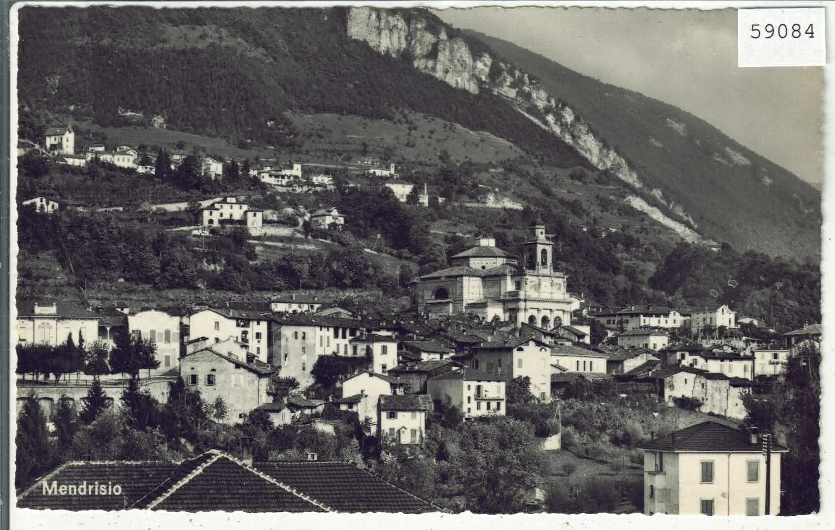 Cartoline postali: Mendrisio - Vue generale – Usato da Ettingen venduto da Kartenplanet