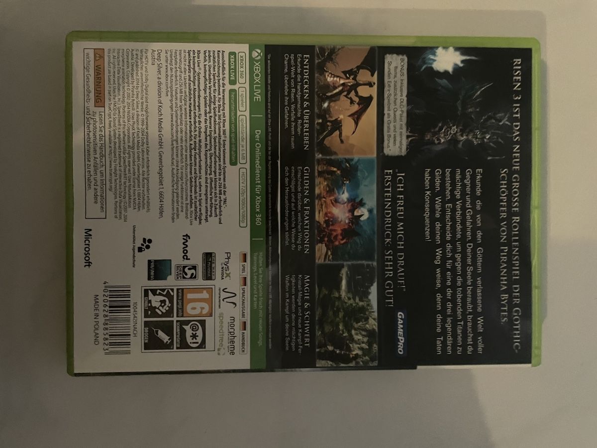 Jeux: Risen 3 Titan Lords XBOX 360 First Edition  – D'occasion à Grenchen par sabi.sk92 1