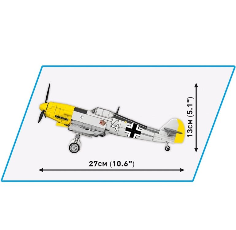 Cobi Jeux de construction: Cobi 5715, Messerschmitt BF 109 F-2 – Neuf avec emballage d'origine à Tuggen par Zweitechanceboutique 3