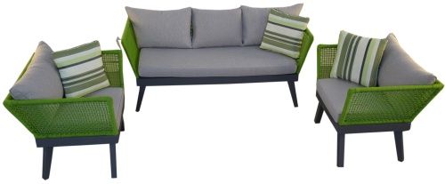 Gartensitzgruppen & Garnituren: Gartenset Loungemöbel Cuba grün – Neu und originalverpackt aus Herbertingen von jet-line-e-trade 1