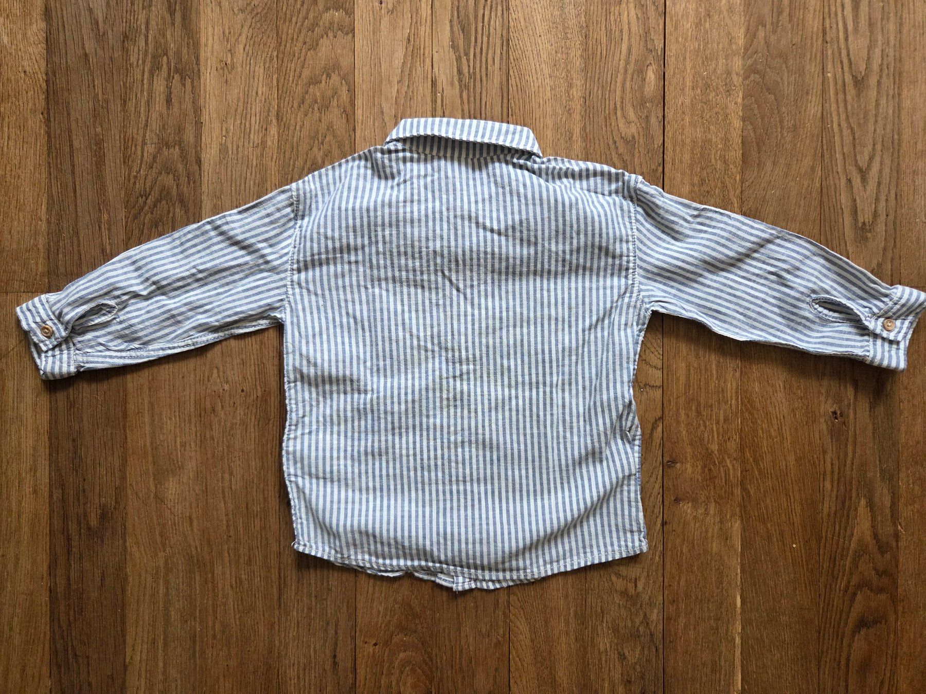 H&M Chemises, T-shirts & Polos: Gestreiftes Baumwoll Hemd Gr. 92 – D'occasion à Basel par kat_69z6 1