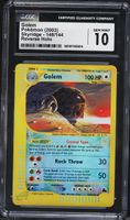 Pokemon CGC 10 Golem Cristal Reverse Skyridge ENG