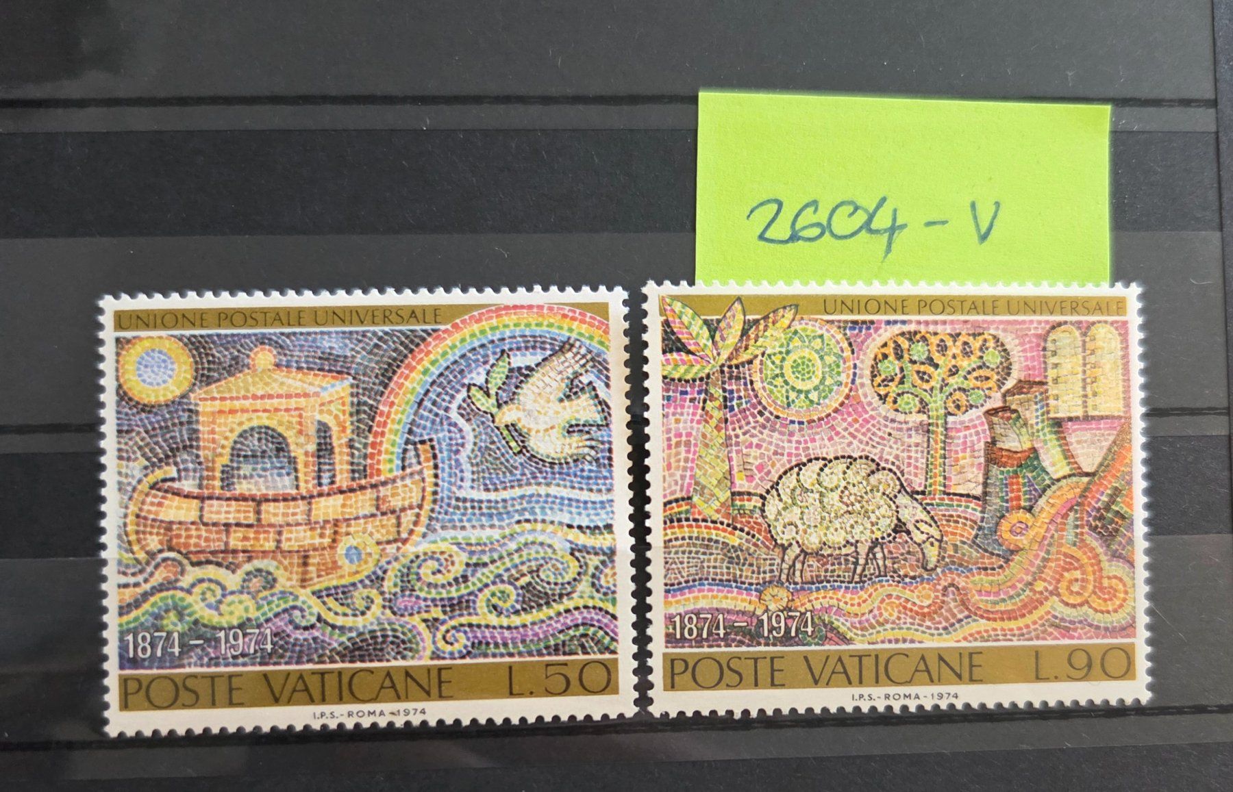 Alle Briefmarken: Briefmarken Vatikan 2604-V – Gebraucht aus Köniz von Briefmarken_Frau