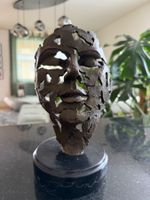 Skulptur - Kunst Fragmentierte Maske / sign. DALI