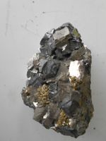 Pyrit mit Bleiglanz / Galenit Markasit Kristallen ca. 700 gr
