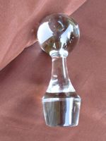 Glas Zapfen, Glaszapfen für Flasche, L: 12.5 cm, Zapfen: 3x4