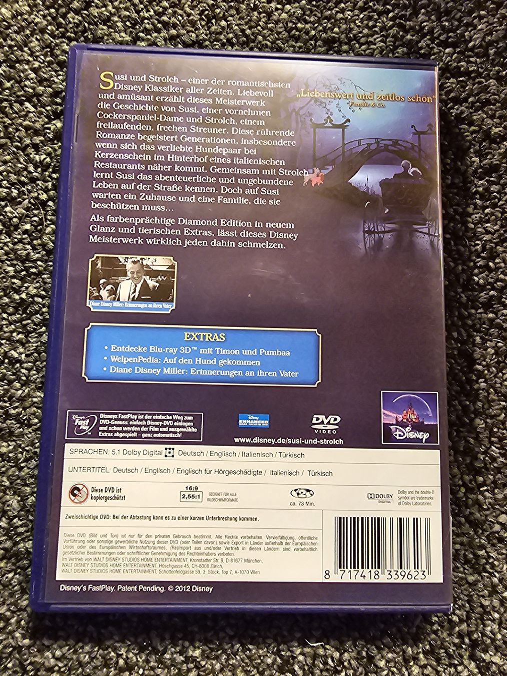 Tutti i DVDs: Susi und Strolch (20412) – Usato da Ruswil venduto da jan_bxl5 1