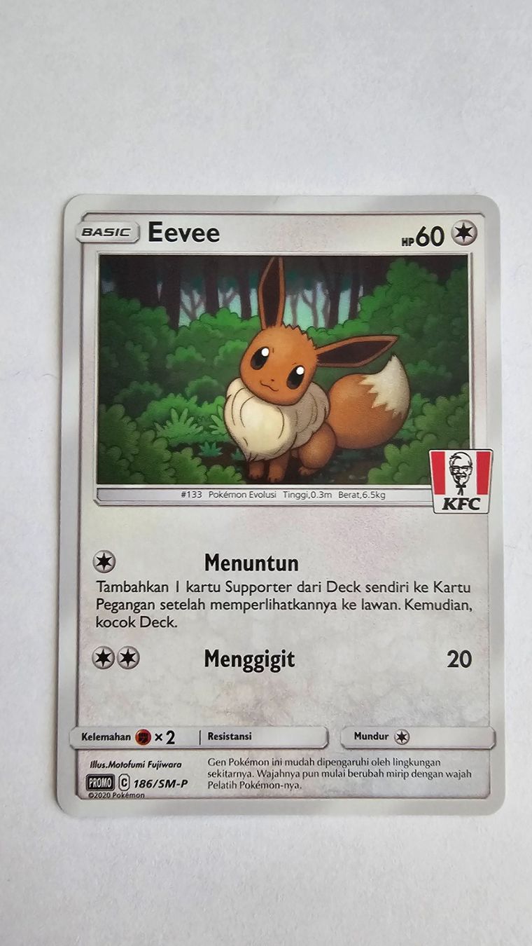 Pokémon Sammelbilder & Trading cards: Eevee [KFC] #186/SM-P Pokemon Promo – Neu (gemäss Beschreibung) aus Zollikofen von AdrianG.