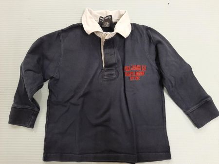 Orig. RALPH LAUREN Polo / Rugby-Shirt Blau 104 / 4J WIE NEU!